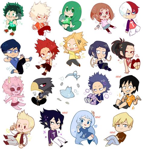 Chibi Anime Characters My Hero Academia, Kawaii My Hero Academia, Mha Cute Drawings, My Hero Academia Cute Chibi, My Hero Academia Doodles, Chibi My Hero Academia, My Hero Academia Drawing, Mha Chibi, Draw Chibi