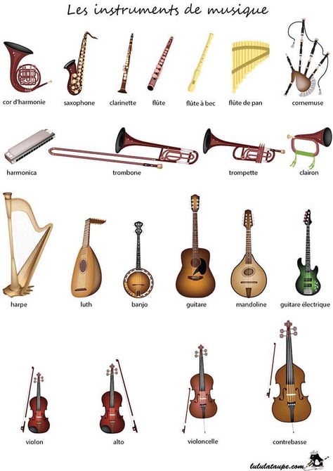 Types Of Musical Instruments, Musical Instruments Drawing, Indian Musical Instruments, Learning French For Kids, Solfege, Music Worksheets, Music Crafts, Learn Music, Music Class