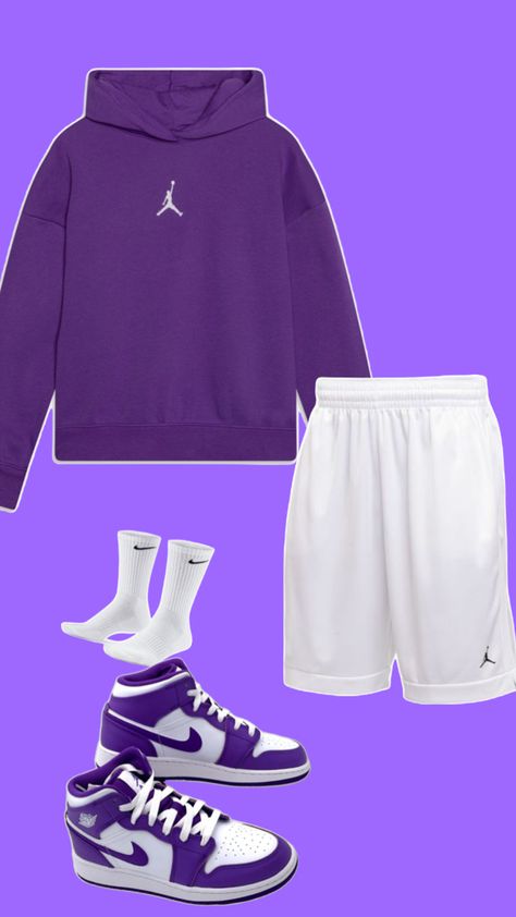 Purple Drip Outfits Men, Summer Swag Outfits Men, Nike For Boys, Basketball Outfits Men, Purple Outfits Men, Summer Drip, Guys Fashion Swag, Fashion Outfits Men, Drippy Outfit