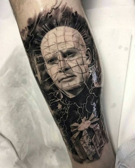 Hellraiser Tattoo, Ideas Tattoos For Women, Men Sketch, Small Tattoos For Men, Women Small Tattoos, Horror Movie Tattoos, Movie Tattoos, Scary Tattoos, Man Sketch