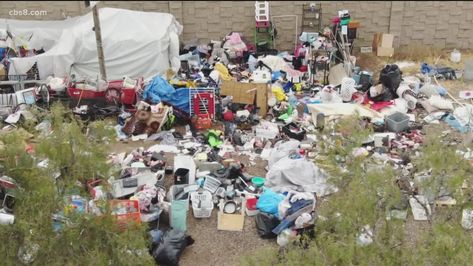 National City homeless encampment given notice to vacate | cbs8.com Homeless Encampment, Tent Living, National City, South Bay, Rv For Sale, The Thing Is, The Hundreds, Law Enforcement, Transportation