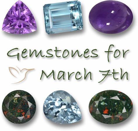 What is the gemstone for March 7th? Find out here March Seventh, Bloodstone Meaning, Amazonite Meaning, Citrine Meaning, Name Origins, Gem Names, Zodiac Dates, March 7th, Spiritual Protection