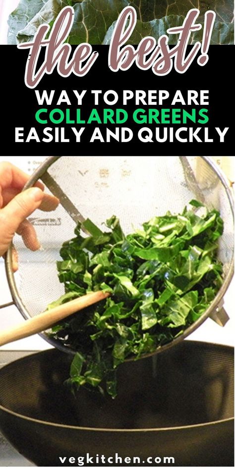 How To Cook Collard Greens Easy, How To Prepare Collard Greens, Steamed Collard Greens, Easy Collard Greens Recipe Simple, How To Cook Fresh Collard Greens, How To Cook Collards Southern Style, Sautéed Collard Greens, How To Season Collard Greens, How To Make Collard Greens