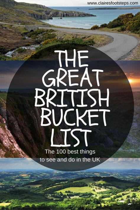 The 100 best things to see and do in the UK, chosen by travel bloggers! What's on your Great British Bucket List?: Uk Bucket List, Trips Abroad, Uk Summer, 100 Things To Do, United Kingdom Travel, Hiking Destinations, Voyage Europe, Destination Voyage, List Ideas