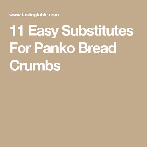 11 Easy Substitutes For Panko Bread Crumbs Gluten Free Panko Bread Crumbs, Substitute For Bread Crumbs, Gluten Free Substitutes, Arancini Recipe, Gluten Free Panko, Coconut Shrimp Recipes, Diy Mixes, Bread Substitute, Cooking Substitutions