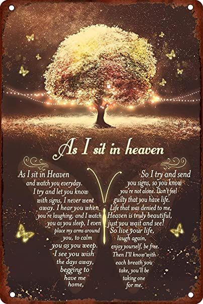 As I Sit In Heaven, Heaven Poems, Art Ho, Bar In Casa, Metal Wall Plaques, Vintage Outdoor, Butterfly Decorations, Bar Club, Vintage Wall Art