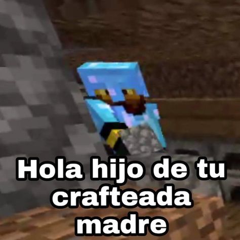 Twitch Memes, Memes Minecraft, Minecraft Stickers, Dora Funny, Popee The Performer, Funny Spanish Memes, Minecraft Memes, Hey Man, Spanish Memes