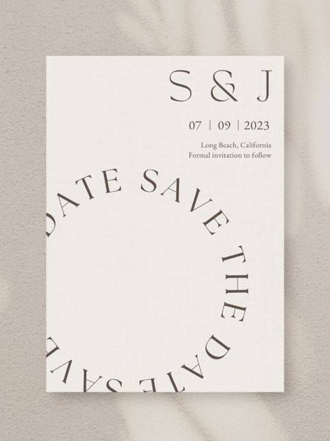 Client Appreciation Party, Sabe The Date, Save The Date Minimalist, Save The Date Simple, Bride Things, Save The Date Inspiration, Save The Date Invite, Minimalist Save The Date, Minimalist Invitation