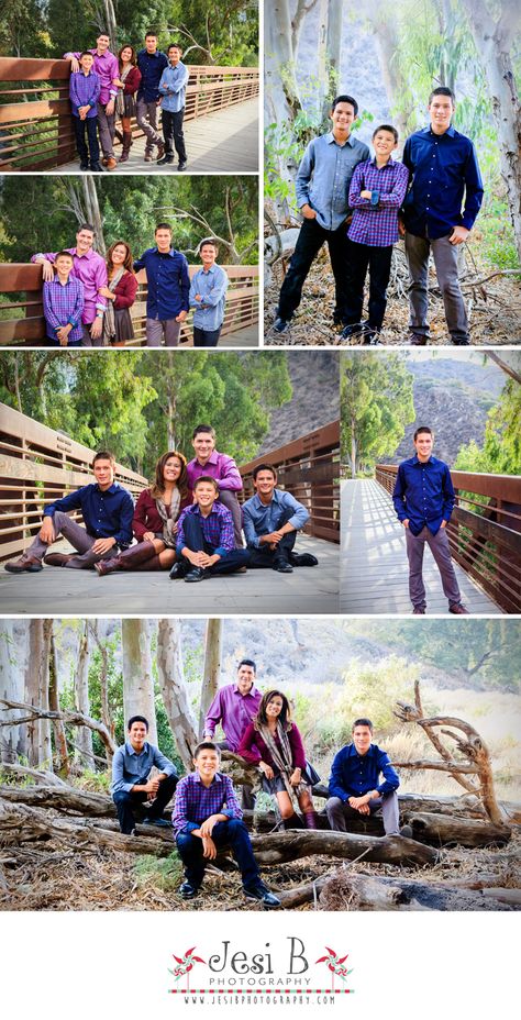 Great location for a family photo shoot! This family really nailed their coordinating outfits without being too matchy. Dressing boys is hard but I LOVE how she handled it. Family posing ideas. What to wear for a family photo shoot Large Family Poses, Family Portrait Outfits, Summer Family Pictures, Family Photo Colors, Big Family Photos, Large Family Photos, Family Photoshoot Poses, Fall Family Portraits, Summer Family Photos