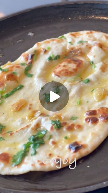 Anjula Devi Wilson on Instagram: "Two ingredient Naan recipe ready in less than 25 mins! 

Two ingredient Naan recipe

400g Self raising flour 
4/5 tbs Live yogurt

Method

Simply pull the two ingredients together and form a dough
The dough should be quite sticky at first, it’s really important at this point you cover 
the dough and allow it to sit for ten minutes. This allows the flour to soak
up all the yogurt and you find when you come back to it it’ll be really easy to work with.

Knead the dough  for a further two minutes and your ready to roll.
Take about 45g of dough and roll out to what ever shape you like ensuring it’s rolled out nice and evenly. Not to thick and not too thin. Brush a little bit of the garlic butter on your pan ensuring you don’t add any off the garlic as this wil Two Ingredient Naan, Self Raising Flour, Two Ingredient, Naan Recipe, What Ever, Naan, Garlic Butter, Indian Food, Come Back