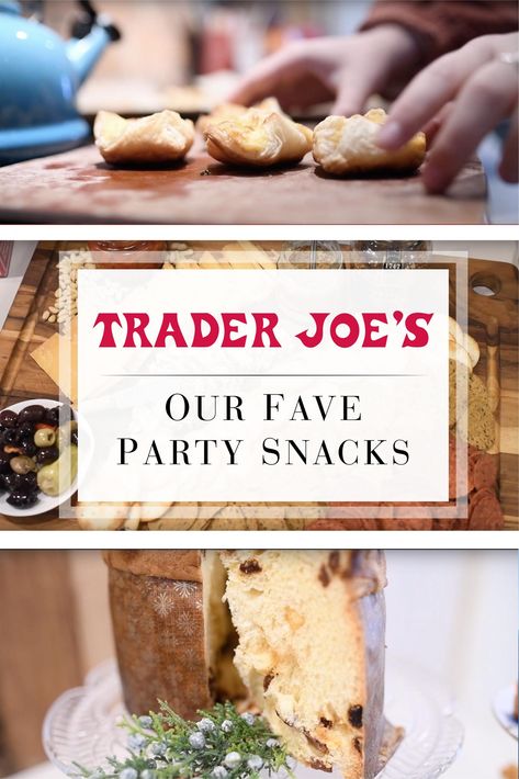 OUR FAVORITE PARTY SNACKS AT TRADER JOE'S | What's good at Trader Joe's? Holiday party snacks. For last-minute party prep or a hostess gift...these easy Trader Joe's must-haves are also delish. | #TheMomEditStyle #TheMomEditHome #TheMomEditEat #HolidayPartyIdeas #HolidayPartySnacks #EasyPartySnacks #GlutenFreeSnacks #VegetarianSnacks #EasySnacksToBringToAParty  #WhatsGoodAtTraderJoes #TraderJoesMustHaves #TraderJoesFrozenFood #HolidayPartySnacks #HealthyHolidaySnacks Trader Joe's Must Haves, Wine Night Snacks, Trader Joes Appetizers, Trader Joes Frozen Food, Trader Joes Vegetarian, Breakfast Finger Foods, Vegetarian Finger Food, Outdoor Party Foods, Holiday Party Snacks