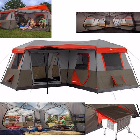 Tents Camping Glamping, Best Family Tent, Camp Cabin, Tent Camping Hacks, Tent House, Road Trip Camping, Best Tents For Camping, Family Tent Camping, Cabin Tent