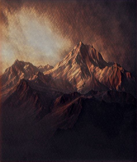 Art of nature Vintage Mountain Aesthetic, Weekend Vibes Aesthetic, Sketch Of Mountains, Mountain Aesthetic, Weekend Vibes, Art Paint, In The Heights, Aesthetic Wallpapers, Building A House