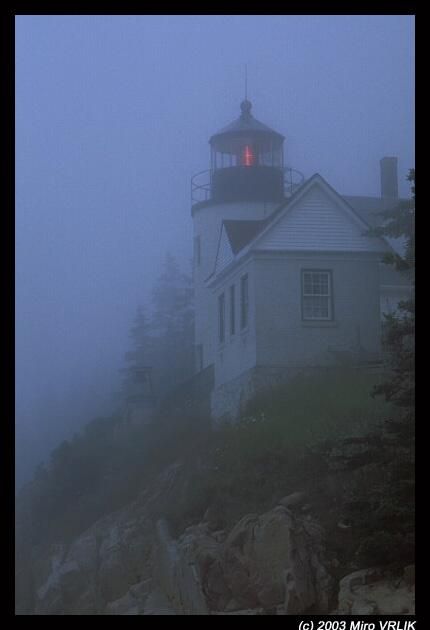 bass harbor, maine lighthouse in the morning fog Bass Harbor Lighthouse, Maine Lighthouses, Lighthouse Keeper, Morning Fog, Safe Harbor, Beautiful Lighthouse, Beacon Of Light, Seaside Towns, Light House