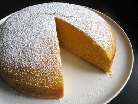 Soft & Moist Custard Powder Cake – Hiroko's Recipes Easy Custard, Powder Cake, Canned Butter, Custard Powder, Plant Based Milk, Butter Cake, Cake Tins, Round Cakes, Cream Cake