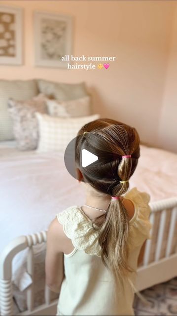 Aynsley Ovard Jorgensen on Instagram: "SAVE THIS for summer days ahead!!!🩷💛 #summerhair #summerhacks #summerhairstyles  #hairstyle #hair #dutchbraids #dutchbraid #toddlerhairstyles #toddlerhair #hairtutorial #hairideas #schoolhair #halfuphalfdownhairstyle #easyhairstyles #littlegirlhairstyles #momanddaughter #schoolhair #hairhowto #bubblebraid" Aynsley Ovard, Summer Hacks, Dutch Braid, Half Up Half Down Hair, Toddler Hair, Girl Hair, Girls Hair, Easy Kids, Hairstyles For School