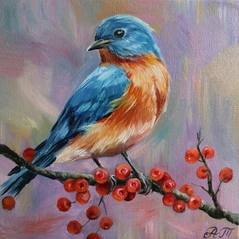 Bird Painting Acrylic, Bird Paintings On Canvas, Canvas Painting Ideas For Beginners, Painting Ideas For Beginners, Canvas For Beginners, Bird Paintings, Canvas Painting Ideas, Bird Painting, Paintings On Canvas