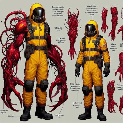 Virus Character Design, Mutant Oc Art, Prototype Concept Art, Mutant Character Design, Mutant Oc, Humanoid Monster, Prototype 2, Super Powers Art, Monster Concept Art