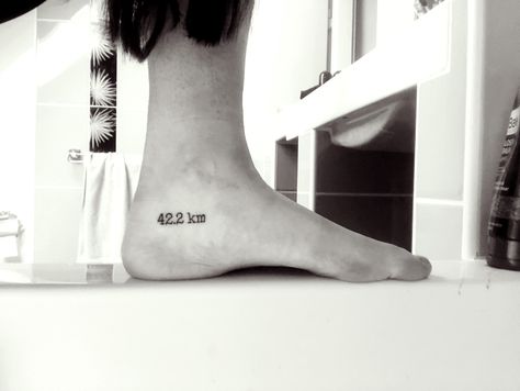 Marathon Tattoos For Women, Run Tattoo Ideas Runners, Tattoo Ideas For Runners, 26.2 Tattoo Marathon, Laufen Tattoo, Marathon Tattoo Ideas For Women, Marathon Motivation Quotes, Half Marathon Tattoo, Marathon Tattoo Ideas