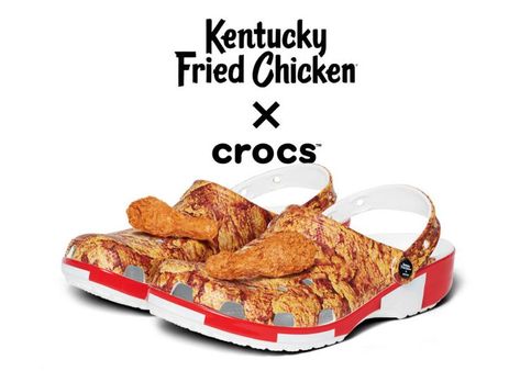 The KFC x Crocs Clogs sold out quickly after New York Fashion Week influencer event, winning KFC an award in the ‘Events: New Product or Service Launch’ category of Ragan’s 2021 Media Relations Awards. Chicken Bucket, Kentucky Fried Chicken, Kfc Chicken, Kentucky Fried, Crocs Sandals, Chicken Print, Limited Edition Shoes, Crocs Clogs, Crocs Classic Clogs