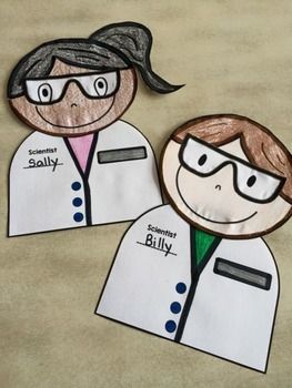 Mad Scientist Arts And Crafts, I Am A Scientist Kindergarten, Scientist Craft Preschool, What Is A Scientist First Grade, I Am A Scientist First Grade, Mad Scientist Craft, What Is A Scientist Activity, Scientist Crafts For Kids, Mad Scientist Crafts