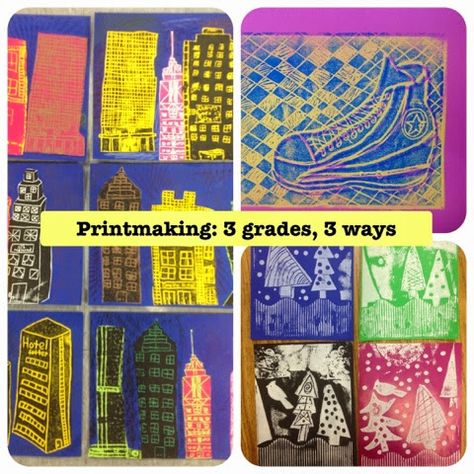 Lichtenstein Pop Art, Printmaking Projects, 4th Grade Art, 5th Grade Art, 3rd Grade Art, Kids Art Class, Printmaking Art, Elementary Art Projects, Art Lessons Elementary