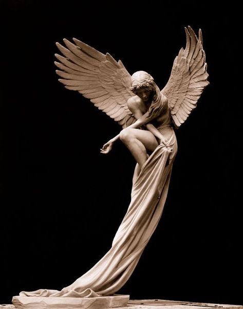 Benjamin Victor, Angel Statue, Angel Sculpture, Angel Statues, Marble Sculpture, Classical Art, 판타지 아트, Angel Art, An Angel