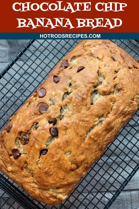 Easy Chocolate Chip Banana Bread, Choc Chip Banana Bread Recipe, Chocolate Chip Banana Bread Recipe 2 Bananas, Banana Chocolate Chip Bread, Banana Bread Recipe Chocolate Chip, Best Banana Bread Recipe Moist Chocolate Chips, Chocolate Chip Banana Bread 2 Bananas, Best Choc Chip Banana Bread Recipe, Banana Loaf With Chocolate Chips