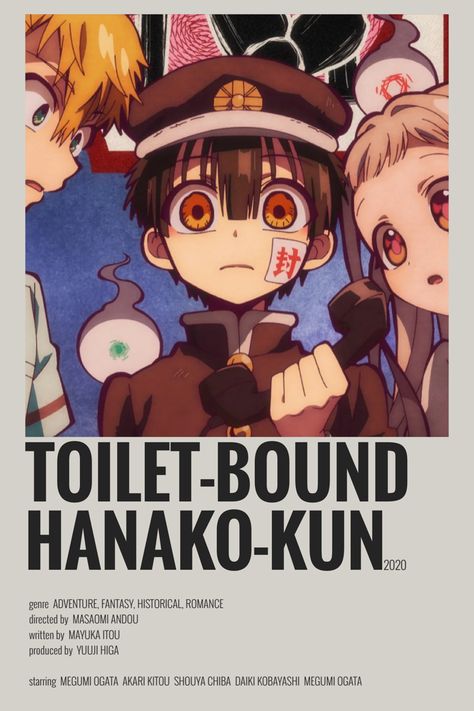 toilet-bound hanako-kun minimalist anime poster Tbhk Minimalist Poster, Minimalist Anime Poster, Minimalist Anime, Toilet Bound Hanako, Anime Suggestions, Toilet Bound Hanako Kun, Film Anime, Animes To Watch, Poster Anime