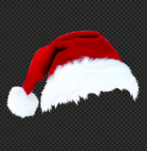 Christmas Hat Png Transparent, Cartoon Santa Hat, Christmas Hat Aesthetic, Christmas Day Background, Christmas Aesthetic Png, Christmas Hat Png, Christmas Png Images, Real Santa Claus, Christmas Profile