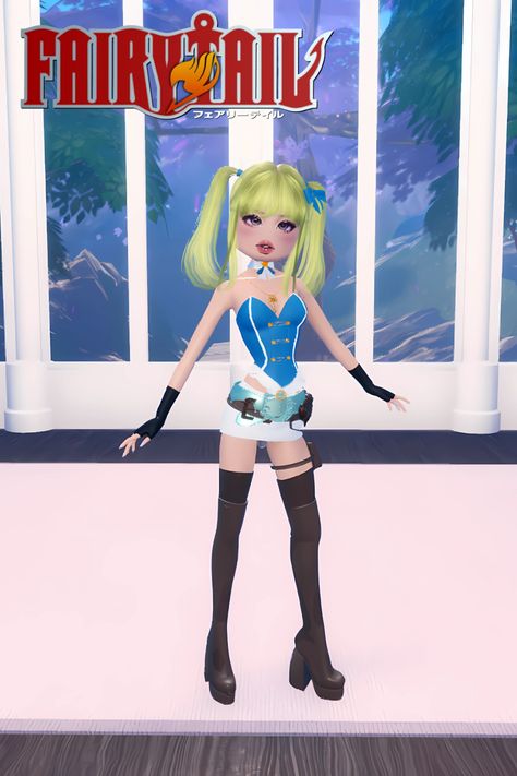 Roblox Dress to Impress look inspired by the Fairy Tail Character Lucy Heartfilia Roblox Dress, Fairy Tail Characters, Lucy Heartfilia, The Fairy, Star Dress, Fairy Tail, Dress To Impress, Anime, Quick Saves