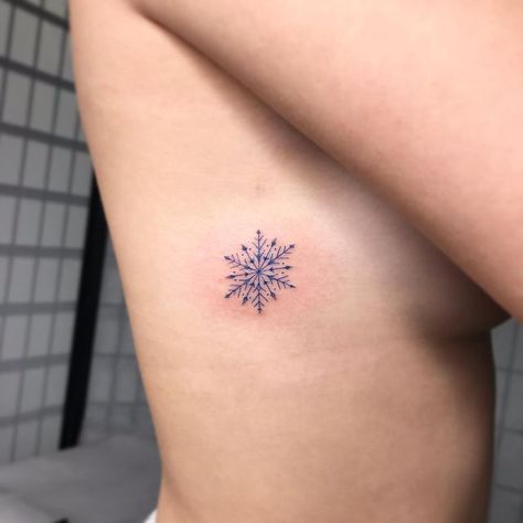 Jing’s Tattoo Studio on Instagram: "Flake by @jingstattoo #snowflaketattoo #snowtattoo #ribtattoo #jingstattoo" Snow Angel Tattoo, Snowflake Tattoo, Snow Tattoo, Snow Flake Tattoo, Tattoo Filler, Dainty Tattoos, January 3, Angel Tattoo, Snow Angels