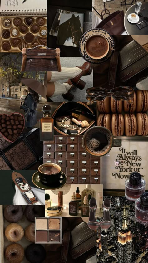 fall type vibe<3 • tags: (ignore) #fall #fallaesthetic #brown #brownaesthetic #moodboard #coffee #tea #fallgirlaesthetic Brunette Aesthetic, Chocolate Girls, Fall Mood Board, Yt Channel, Vision Board Inspiration, Brown Aesthetic, Autumn Aesthetic, Girl Falling, Aesthetic Backgrounds