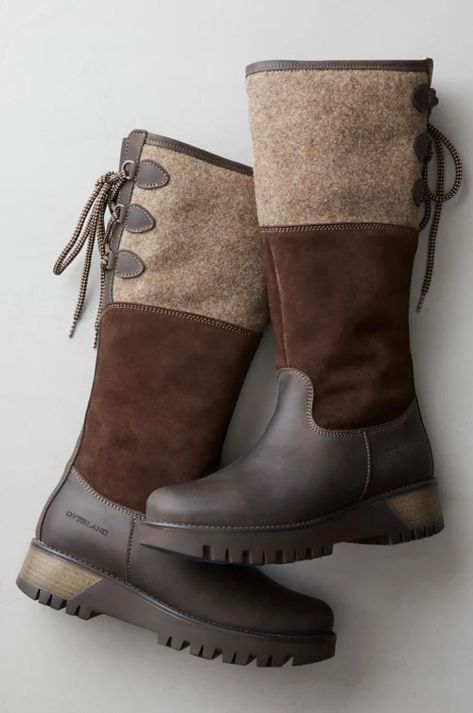 Felt Boots, Waterproof Leather Boots, Boiled Wool, Winter Boots Women, 영감을 주는 캐릭터, Hot Cocoa, Cute Shoes, Winter Boots, Cowhide Leather