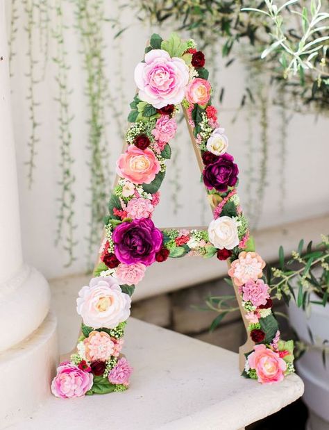 flower letters are a perfect addition to a floral bachelorette themed weekend! Garden Bridal Shower Ideas, Garden Party Bridal Shower, Bridal Shower Inspo, Simple Bridal Shower, Garden Bridal Showers, Bridal Shower Planning, Spring Bridal Shower, Bridal Shower Inspiration, Bridal Shower Diy