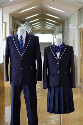 Blue Uniform Outfits, Dark Academia Blue, Dark Academia School, Dark Academia Book, School Building Design, Blue Uniform, Future School, Shooting Guard, Drawing Anime Clothes