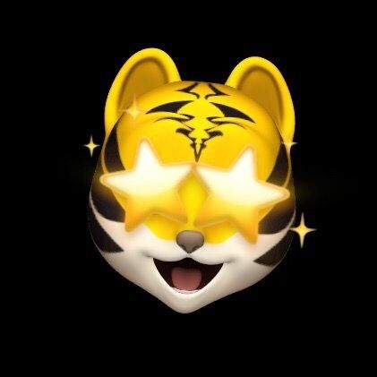 #memojigirl #emoji #ios14 #apple #appleiphone #tiger Black Wallpaper Widget, Tiger Emoji, Bunny Emoji, Light Effect Background, Emojis Iphone, Iphone Emoji, Emoji Iphone, Wallpaper Widget, Whatsapp Wallpaper Cute