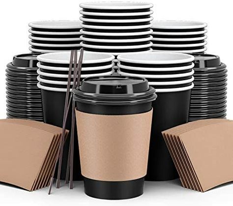 Baking Store, Coffee Cups With Lids, Resturant Design, To Go Coffee, Paper Coffee Cups, Disposable Food Containers, To Go Coffee Cups, Coffee Shop Business, Coffee Cup Photo