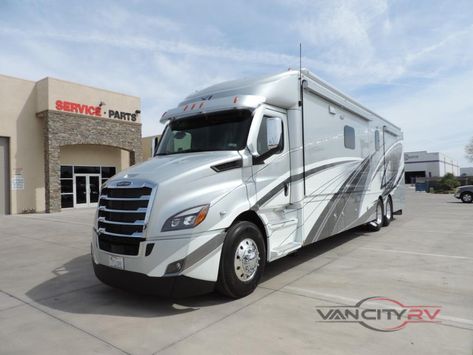 Used 2023 Renegade Renegade XL X43DB Motor Home Super C - Diesel at Van City RV | Las Vegas, NV | #6014 Super C Rv Motorhome, Super C Rv, Hydronic Heating Systems, Steel French Doors, Bed With Slide, Motor Home, Used Rvs, Rvs For Sale, Half Bathroom