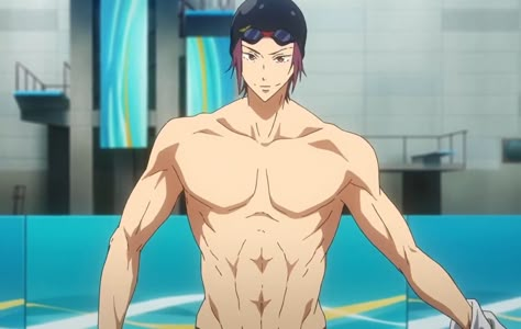 Free Eternal Summer Rin, Rin Matsuoka, Free Eternal Summer, Free Iwatobi Swim Club, Free Iwatobi, Eternal Summer, Iwatobi Swim Club, Swim Club, Boy Poses