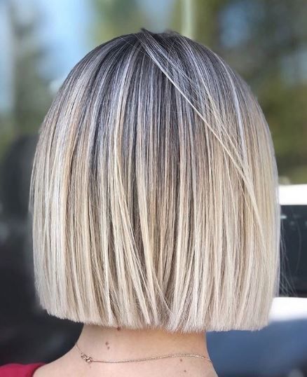 Straight Bob Haircut, Blonde Shades, Blonde Bob Haircut, Bob Cuts, Choppy Bob Hairstyles, Haircut Styles, Haircut For Thick Hair, Blonde Bobs, Bob Haircut