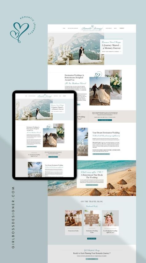 Destination Wedding Website Examples, Destination Wedding Website, Summer Branding, Wedding Website Examples, Wedding Website Template, Website Planning, Destination Branding, Showit Website Design, In Flow