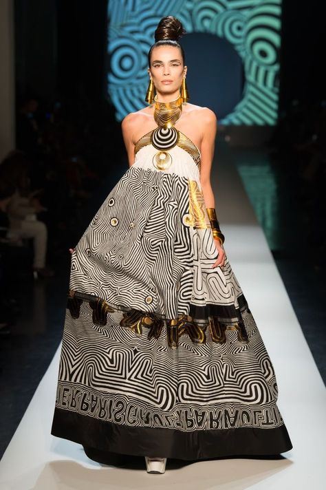 Jean Paul Gaultier Couture, Gaultier Couture, Jean Paul Gaultier Haute Couture, African Chic, African Inspired Clothing, Exotic Fashion, Africa Fashion, African Wear, Fashion 2018