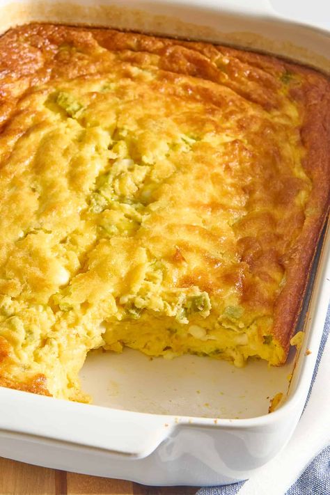 Green Chili Egg Casserole Recipe (Quick and Easy) - All Things Mamma Chili Egg Casserole, Green Chile Egg Casserole, Green Chili Egg Casserole, Green Chili Casserole, Chili Casserole, Cottage Cheese Eggs, Overnight Breakfast Casserole, Hearty Comfort Food, Egg Casserole Recipes