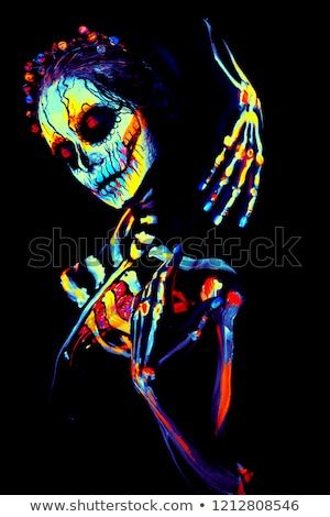 Uv Photography, Uv Makeup, Female Skeleton, Lock Screen Wallpaper Iphone, Body Art Photography, Photographie Portrait Inspiration, Art Body, Skeleton Art, Airbrush Art