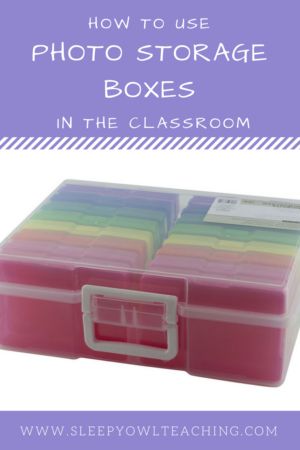 Photo Box Teacher Storage, Photo Case Storage Ideas, Photo Box Storage Ideas Classroom, Michaels Photo Storage Classroom, Photo Boxes Classroom, Photo Storage Boxes Classroom, Photo Boxes Ideas Storage, Photo Storage Box Ideas, Student Storage In Classroom