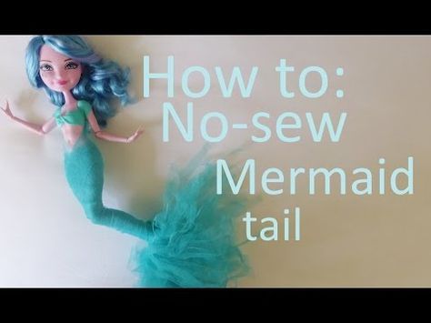 Diy Doll Mermaid Tail, Monster High Crafts, Diy Mermaid Tail, Doll Customizing, Ever After High Dolls, Mermaid Tail Pattern, Monster High Doll Clothes, Sewing Barbie Clothes, Mermaid Crafts