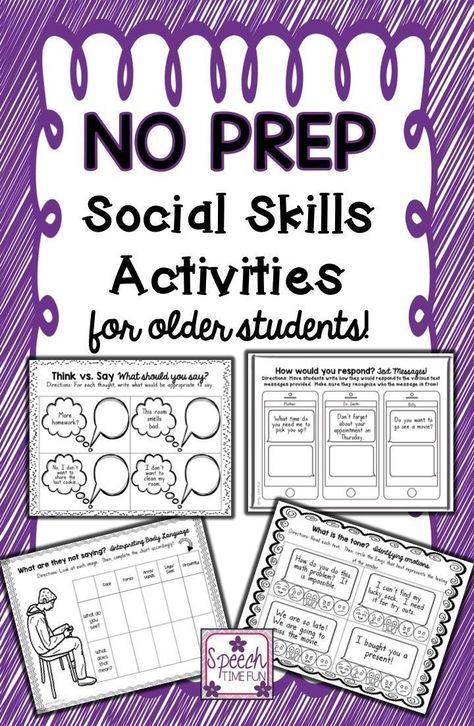 Social Skills Worksheets, Social Skills Training, Social Skills Lessons, Activities For Students, Social Skills Groups, Social Skills Activities, Teaching Social Skills, Social Thinking, School Social Work