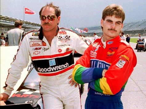 Every NASCAR fan has an era they remember most fondly -- mine was the mid-1990s, at the height of the Dale Earnhardt (left) and Jeff Gordon rivalry. But those days are never coming back. Jeff Gordon Nascar, Nascar Cars, Nascar Race Cars, Stock Car Racing, Dale Jr, Daytona 500, Jeff Gordon, Nascar Drivers, Dale Earnhardt Jr