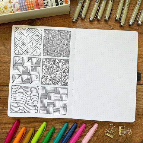 Five Ways to Use a Dot Grid Journal | Nikki's Supply Store Dot Grid Doodle Ideas, Dot Journal Ideas Doodles, Dot Paper Drawings, Dot Grid Journal Ideas, Dot Journal Ideas For Beginners, Grid Doodles, Mario Pattern, Doodle Animals, Grid Journal